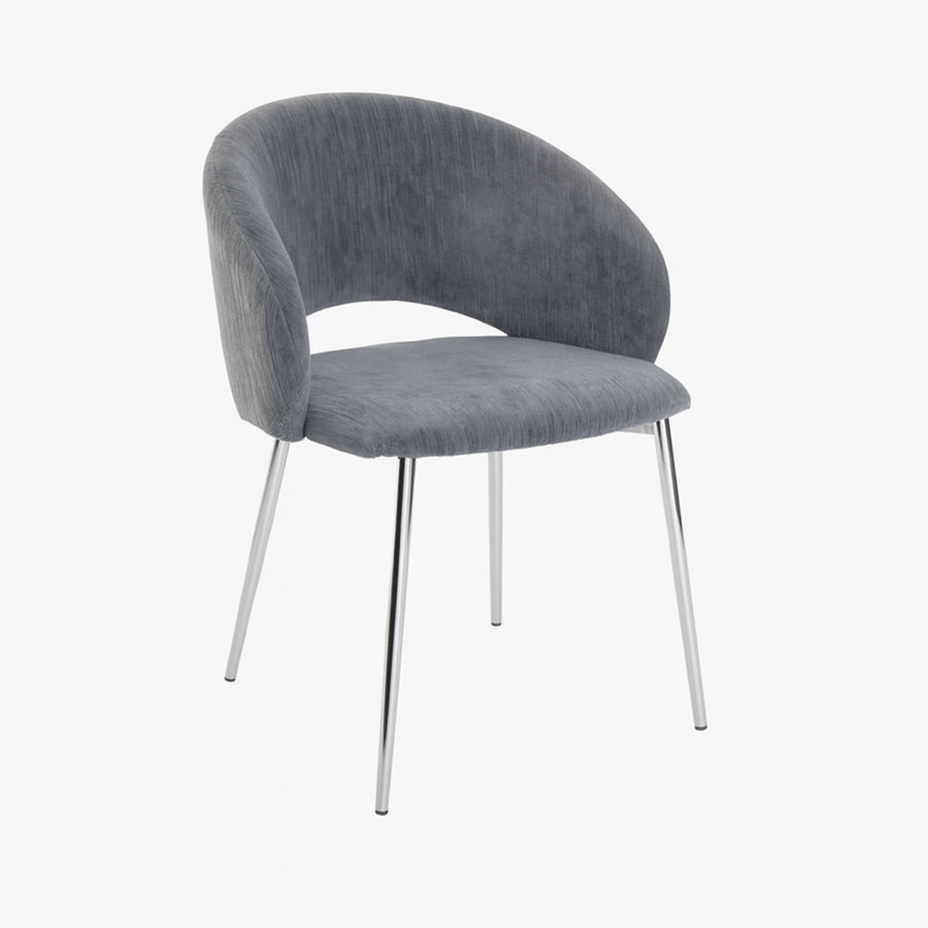 Storm - Dining Chair In Grey Fabric