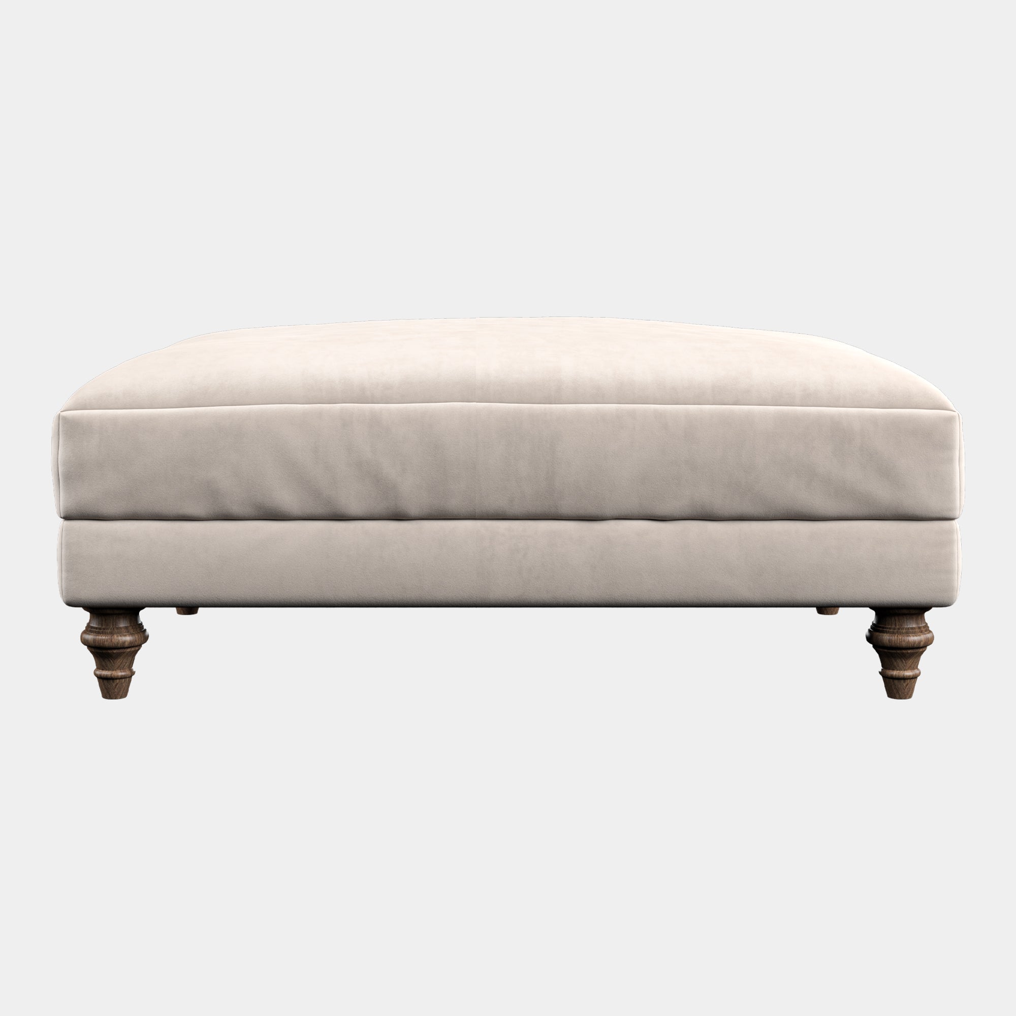 Monet - Large Footstool In Fabric