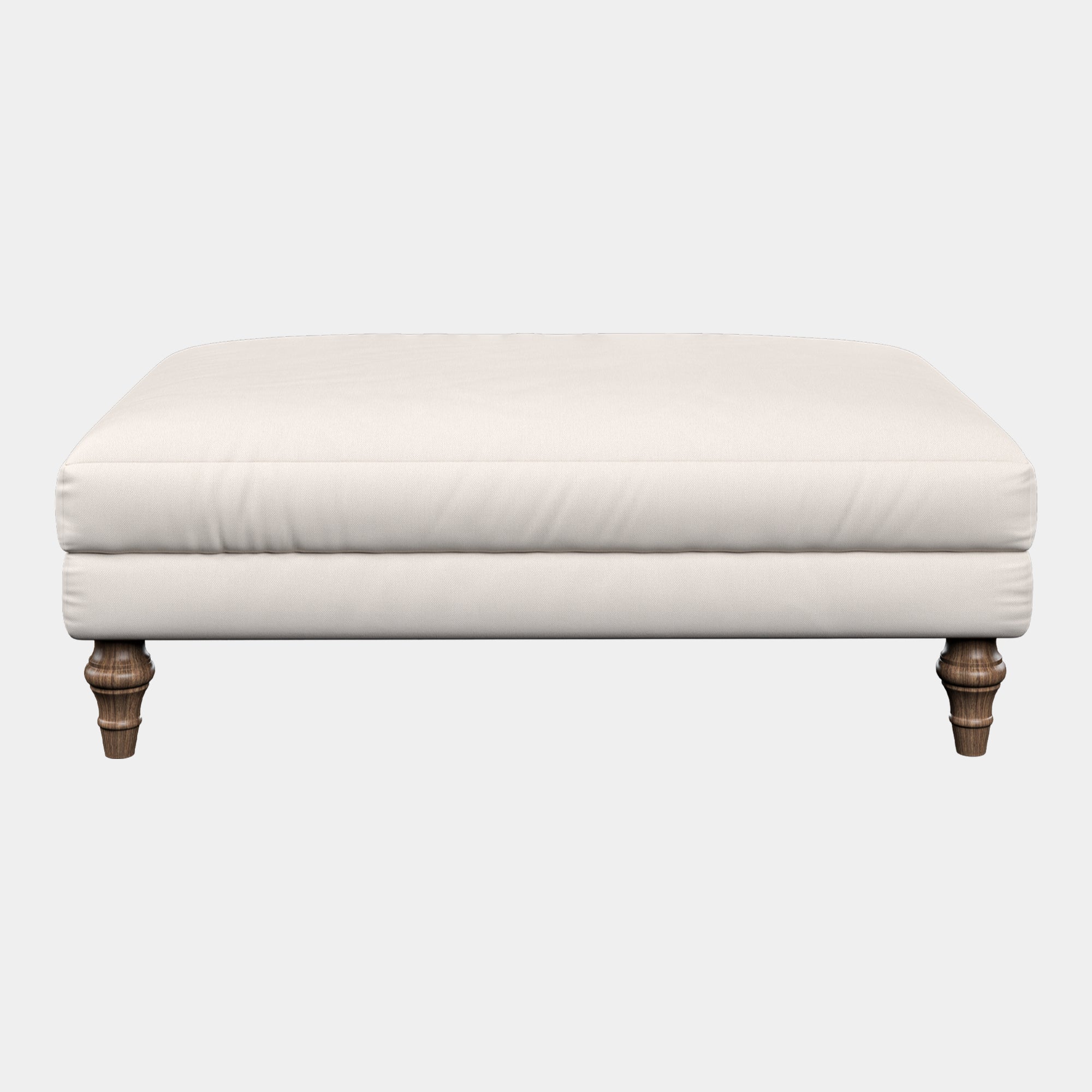 Cezanne - Medium Footstool In Fabric Grade 6