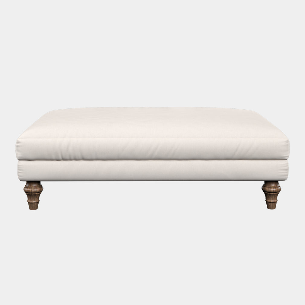 Cezanne - Large Footstool In Fabric Grade 6