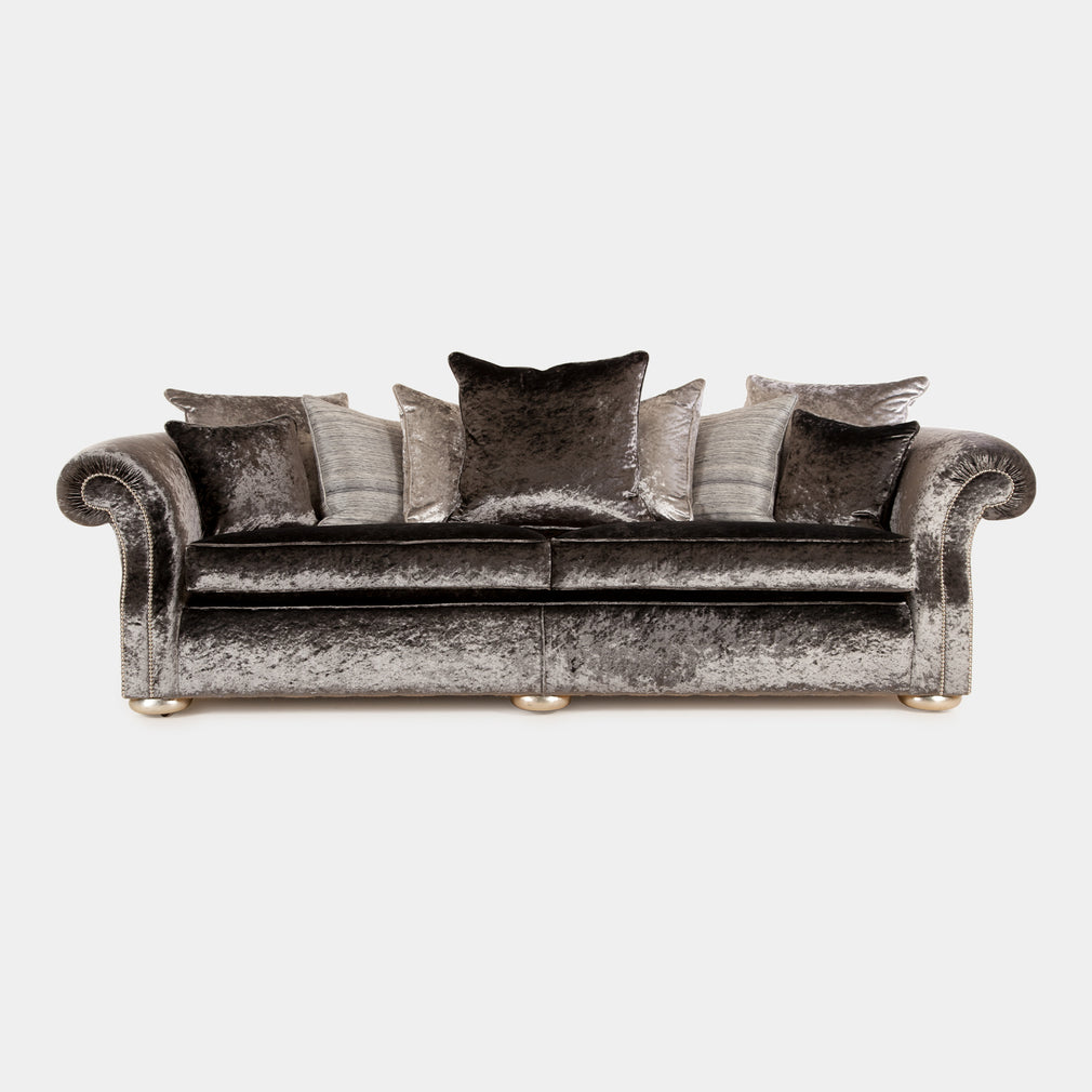 Monte Carlo - 4 Seat Pillow Back Sofa In Fabric