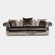 Monte Carlo - 4 Seat Pillow Back Sofa In Fabric