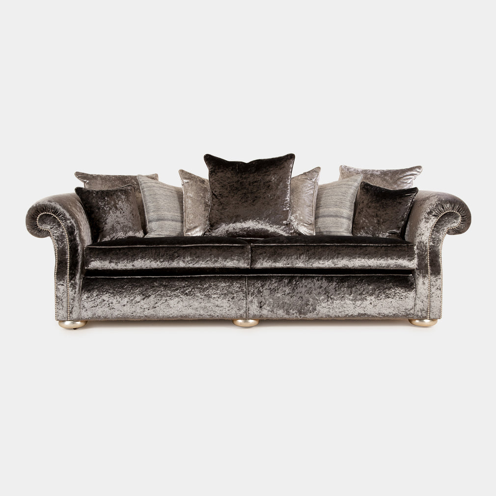 Monte Carlo - 3.5 Seat Pillow Back Sofa In Fabric