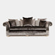 Monte Carlo - 3.5 Seat Pillow Back Sofa In Fabric