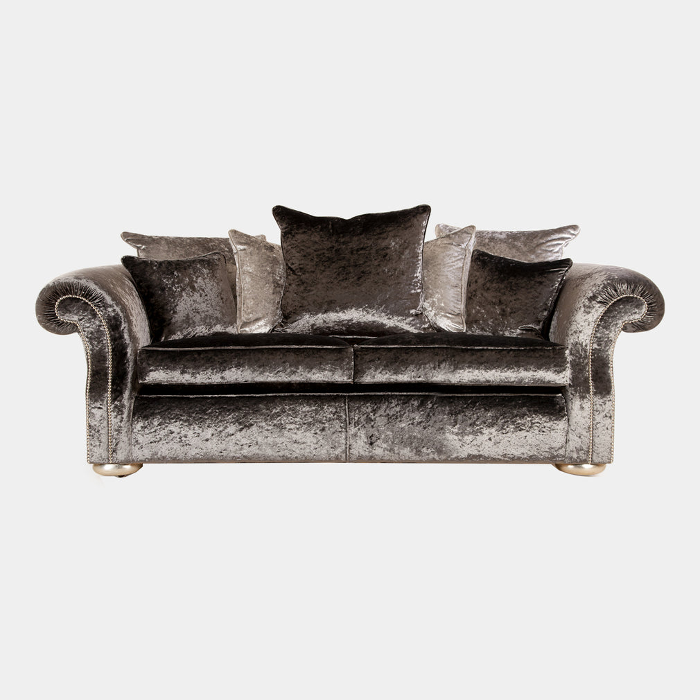 Monte Carlo - 3 Seat Pillow Back Sofa In Fabric