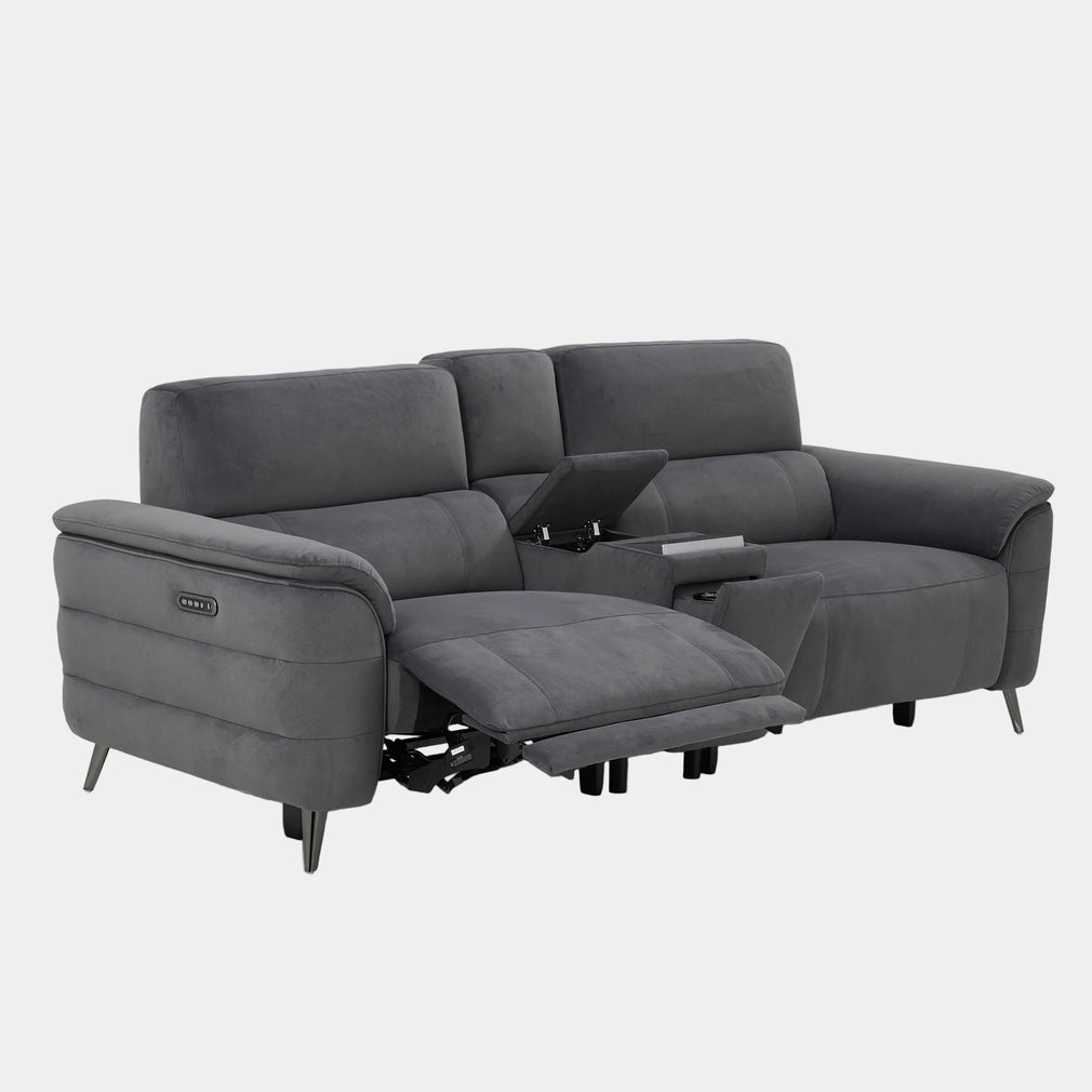 Nickelodeon - 2 Power Recliner Sofa With Touch Screen Control, Fabric