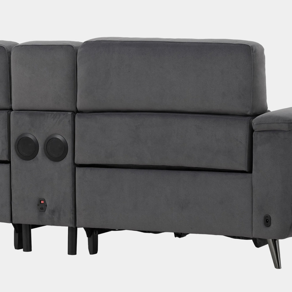 Nickelodeon - 2 Power Recliner Sofa With Touch Screen Control, Fabric