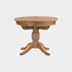 Country - Round Butterfly Extending Dining Table