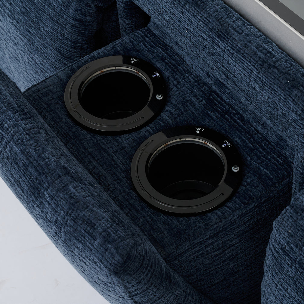 Odeon - 2 Seat Power Recliner With Touchscreen In Fabric