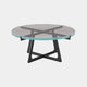 Glaze - Coffee Table With Charcoal Metal Frame