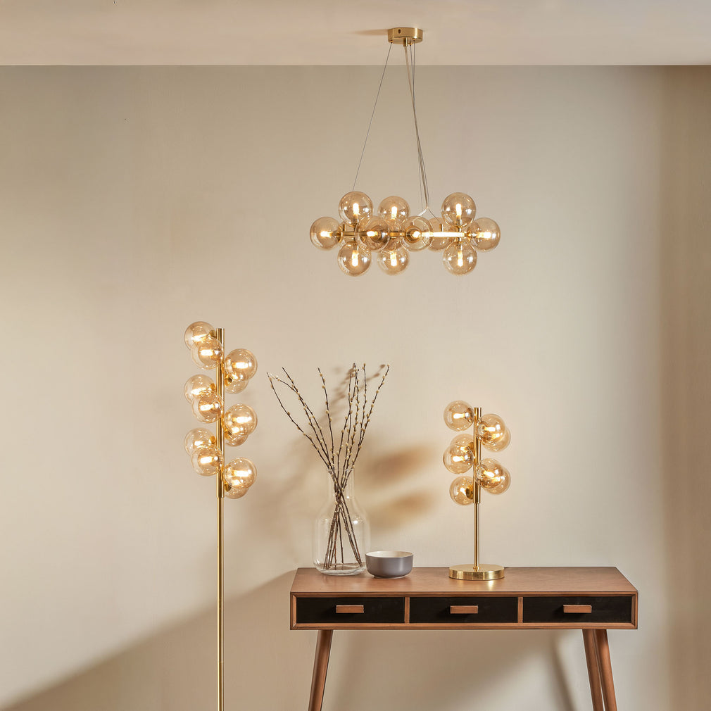 Vivian - Floor Lamp, Gold