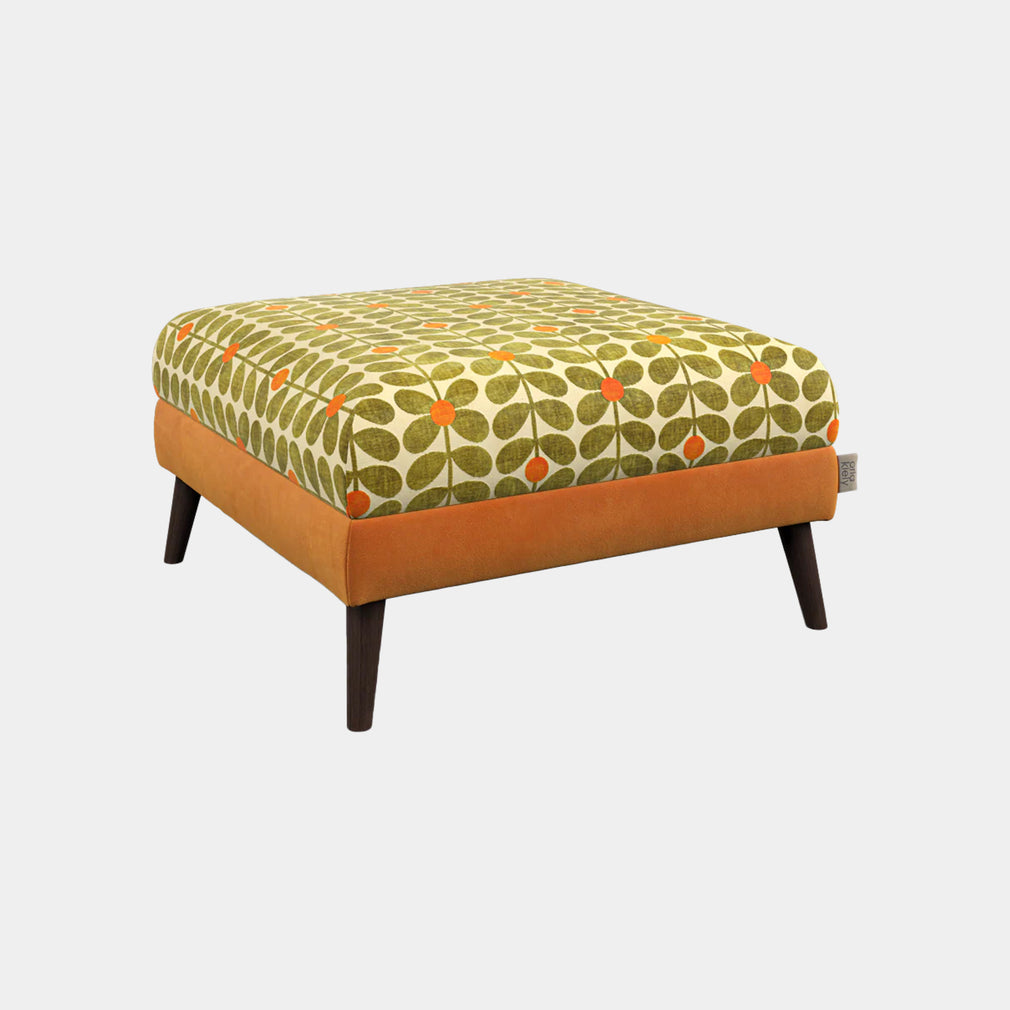 Orla Kiely Flynn - Footstool, Fabric