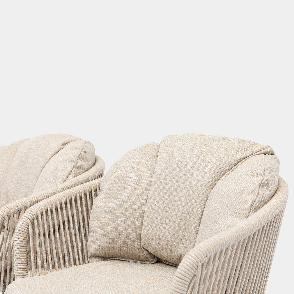 Palm Springs - 6 Seat Oval Garden Dining Set