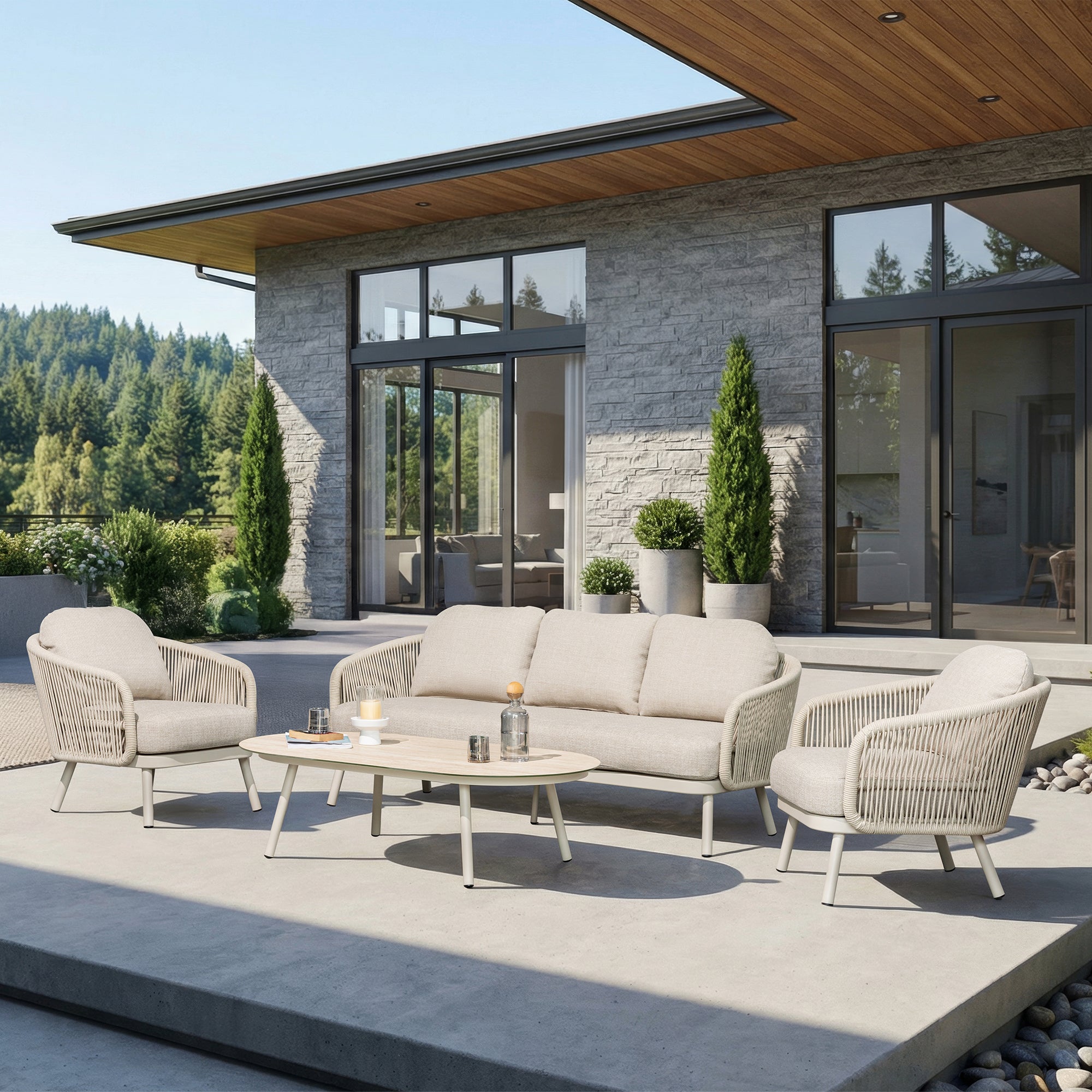 Palm Springs - 3 Seat Sofa Garden Set