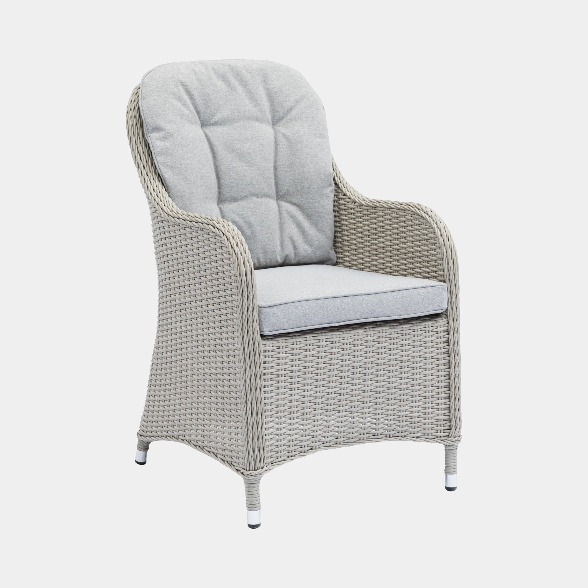 Pebble Beach - 4 Seat Garden Dining Set, Rattan Weave