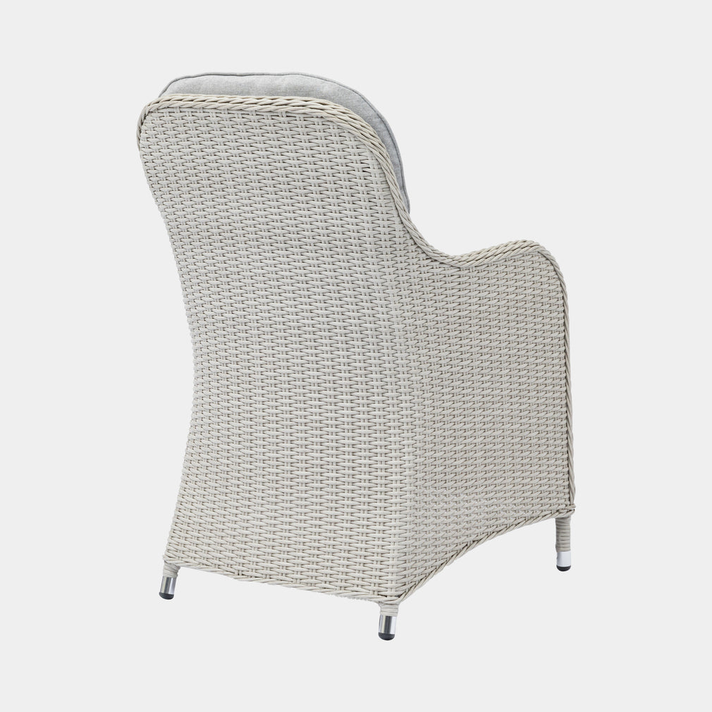 Pebble Beach - 4 Seat Garden Dining Set, Rattan Weave