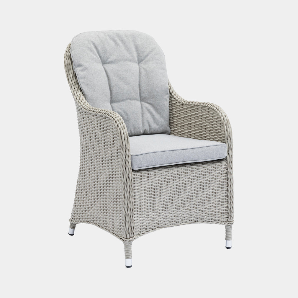 Pebble Beach - 6 Seat Garden Dining Set, Rattan Weave