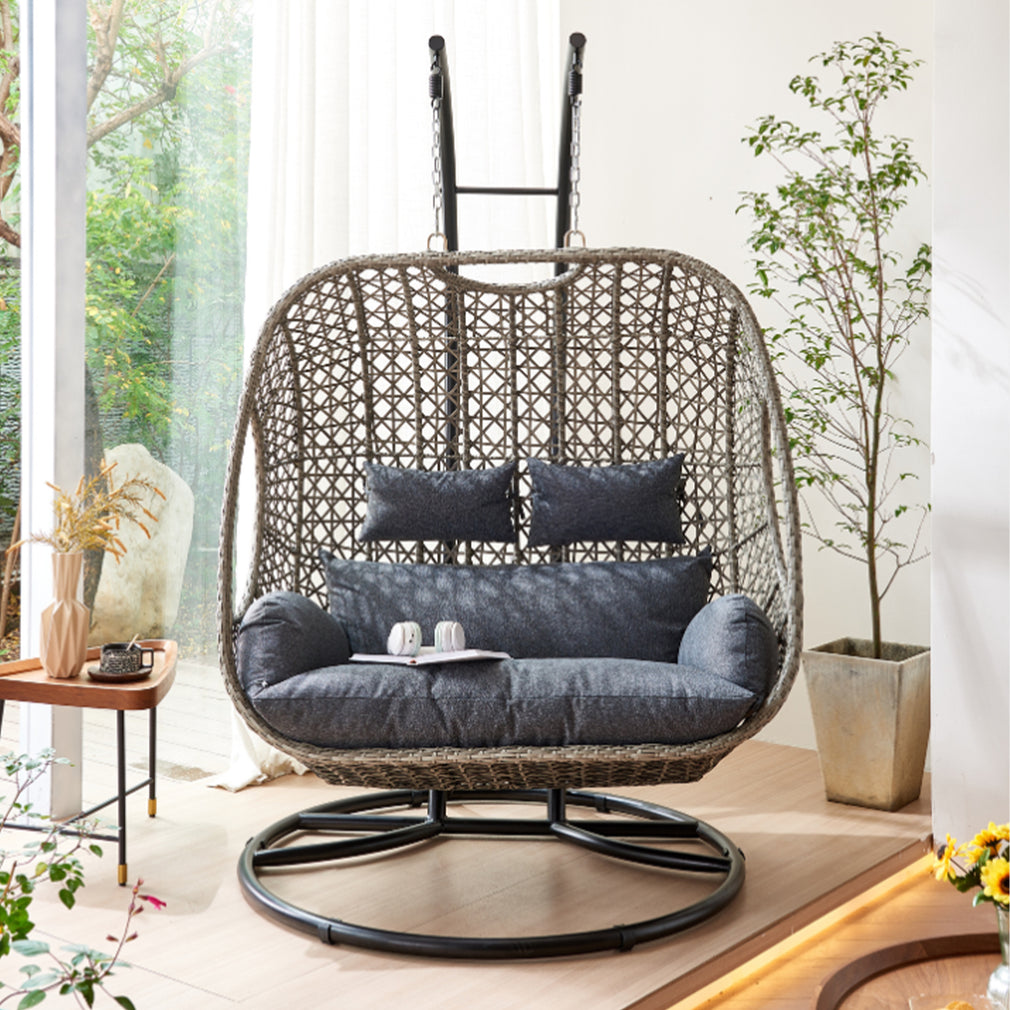 Honduras - Double Hanging Egg Chair With Cushions