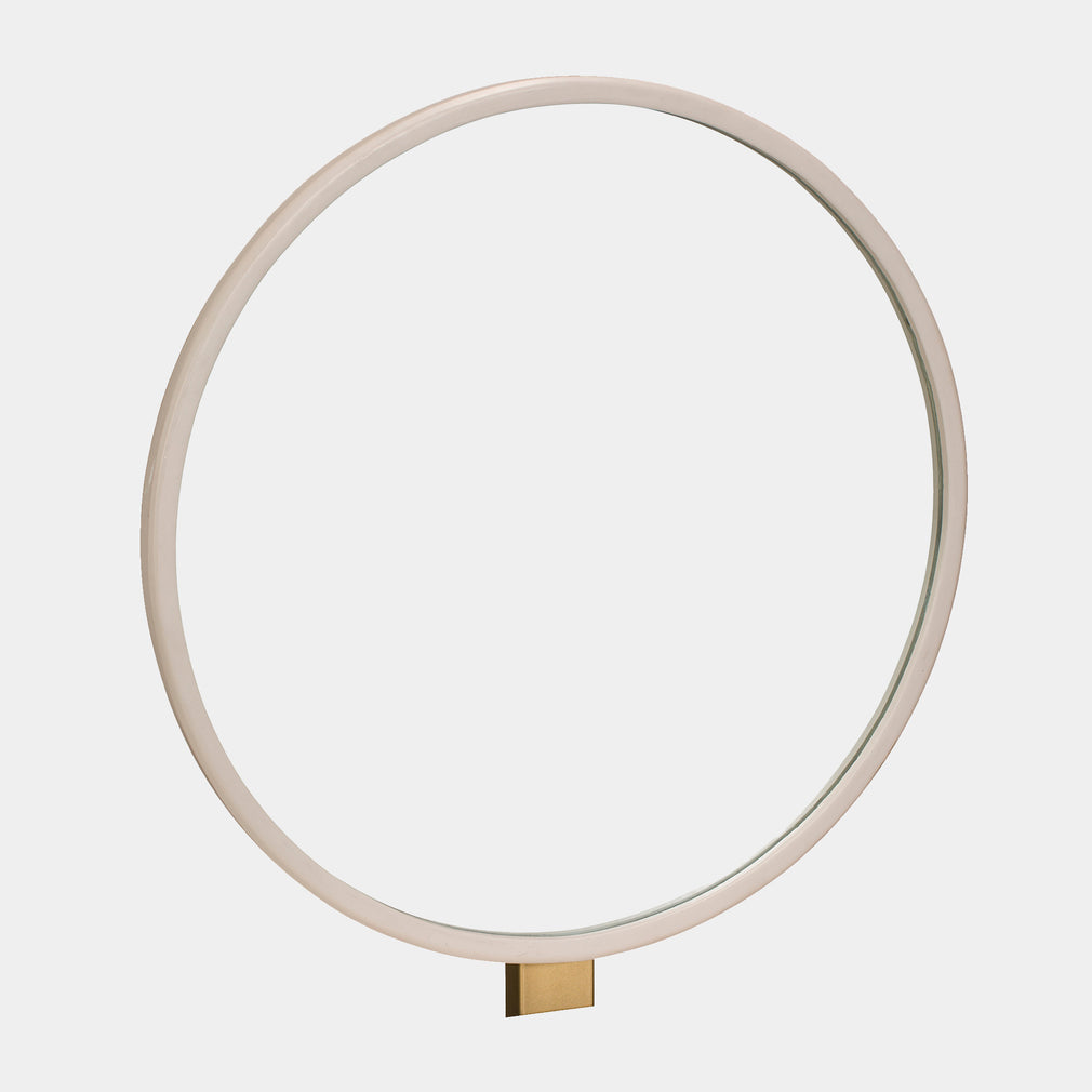 Dressing Table & Gallery Mirror High Gloss Finish (Crew Assemble with PD) (Supplied Packed Flat)