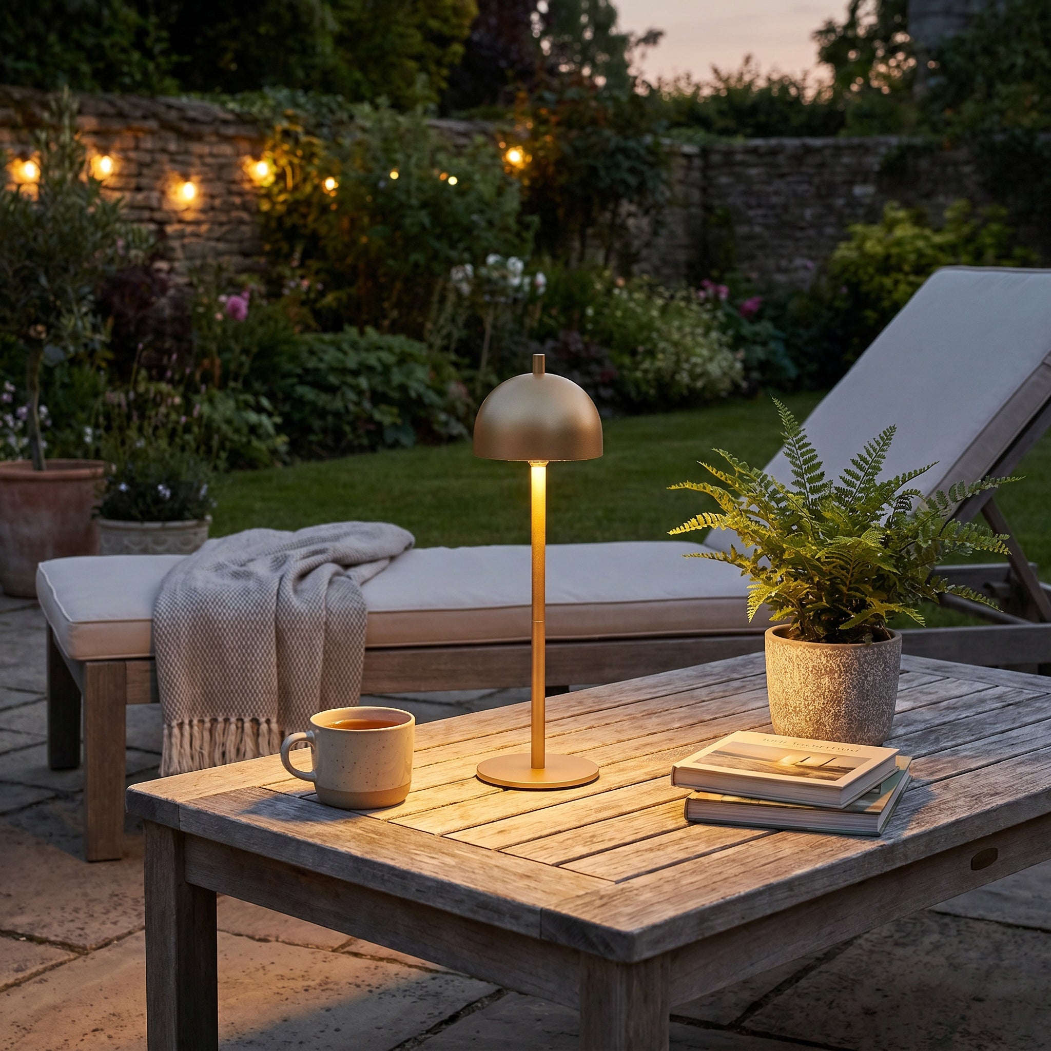 Summen Gold - Outdoor Table Lamp