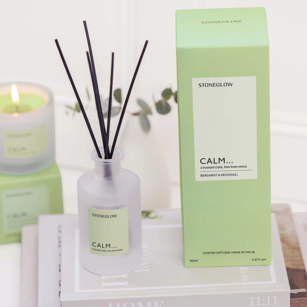 Stoneglow Calm - Bergamot & Patchouli Reed Diffuser 160ml