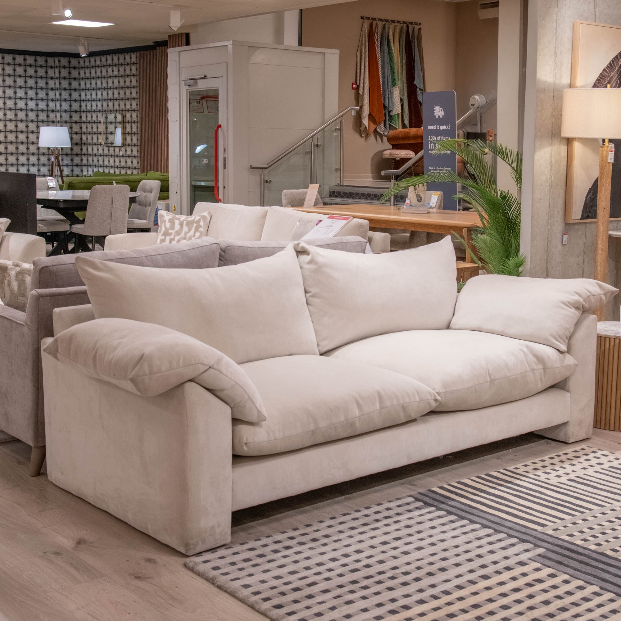 Karlanda - Large Sofa In Fabric - Item As Pictured