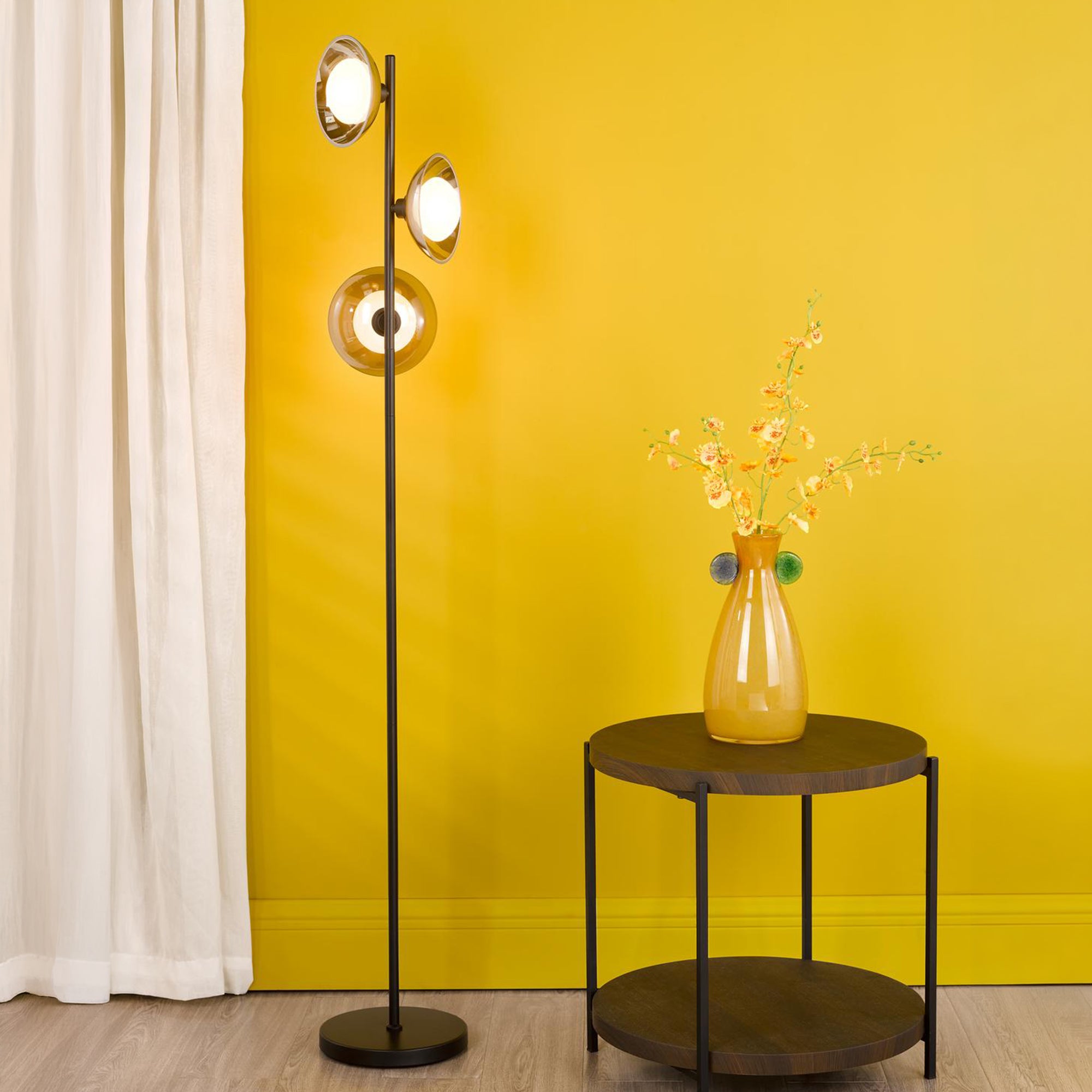 Essie Black - Floor Lamp