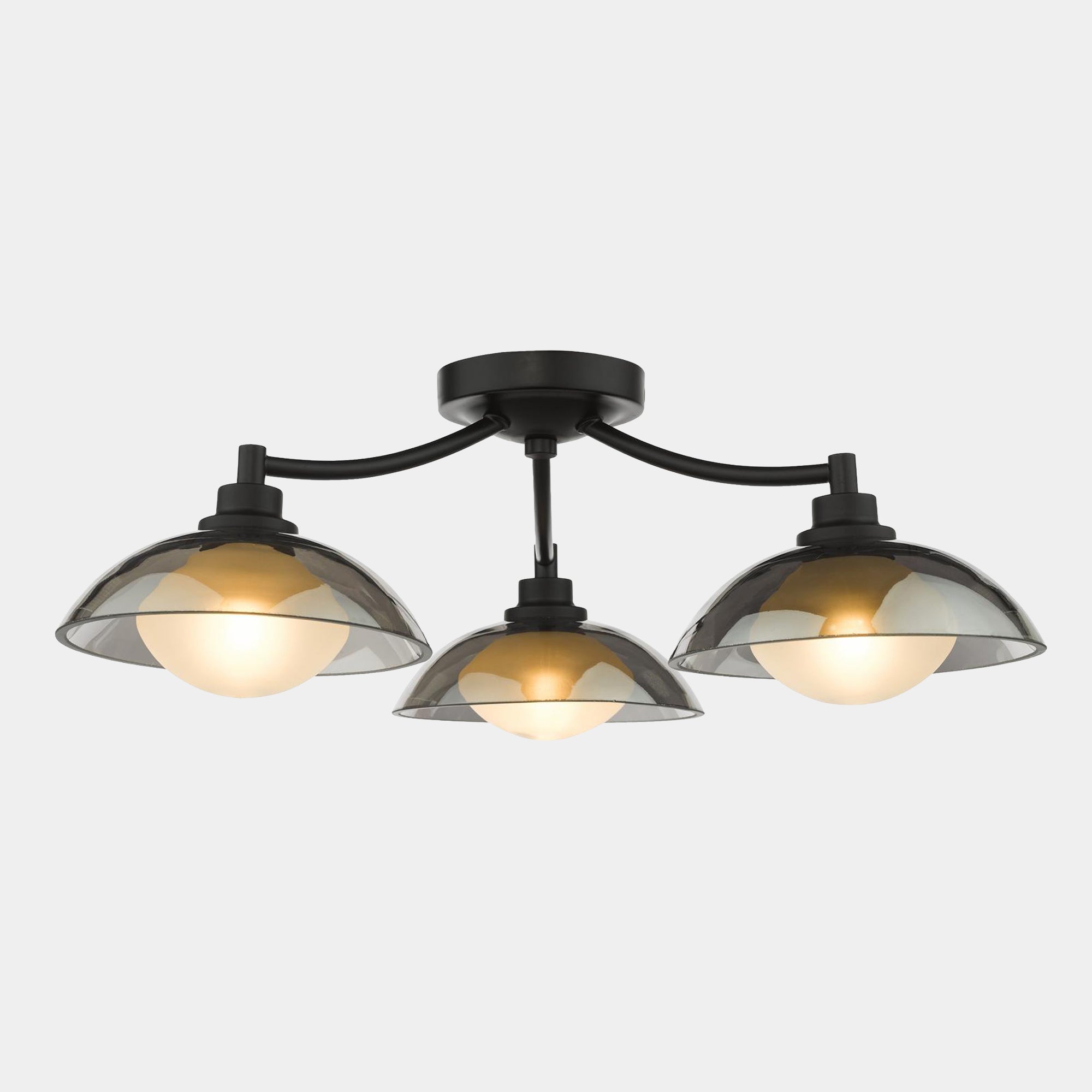 Essie Black - Ceiling Light, 3 Light