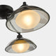 Essie Black - Ceiling Light, 3 Light