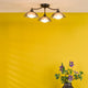 Essie Black - Ceiling Light, 3 Light