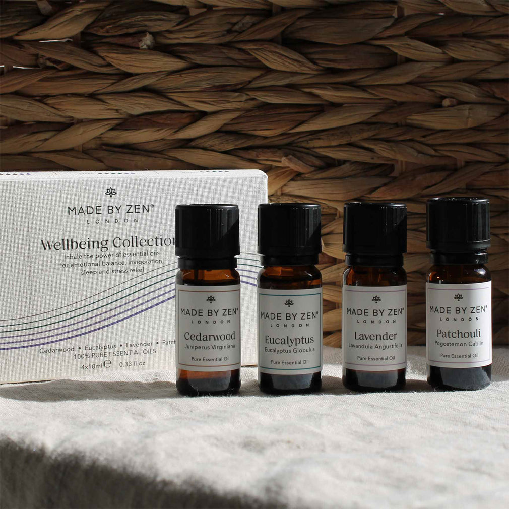 Made By Zen - Classic Essential Oil Wellbeing Collection, Set of 4 10ml