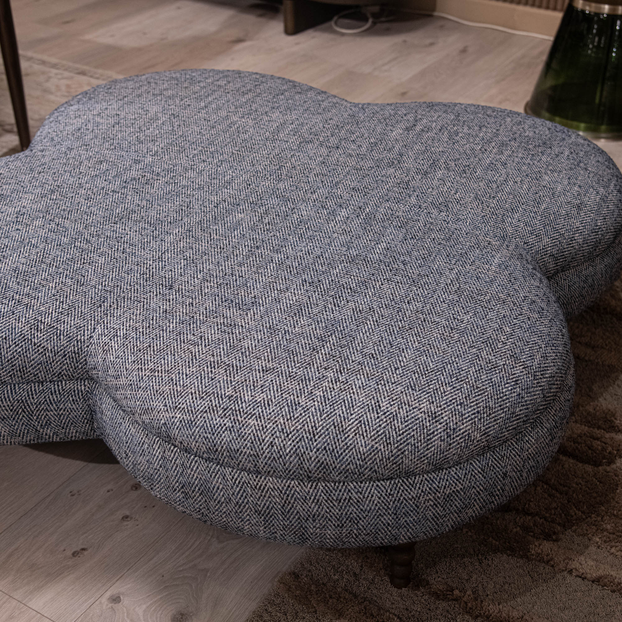 Clover - Large Footstool - Item As Pictured