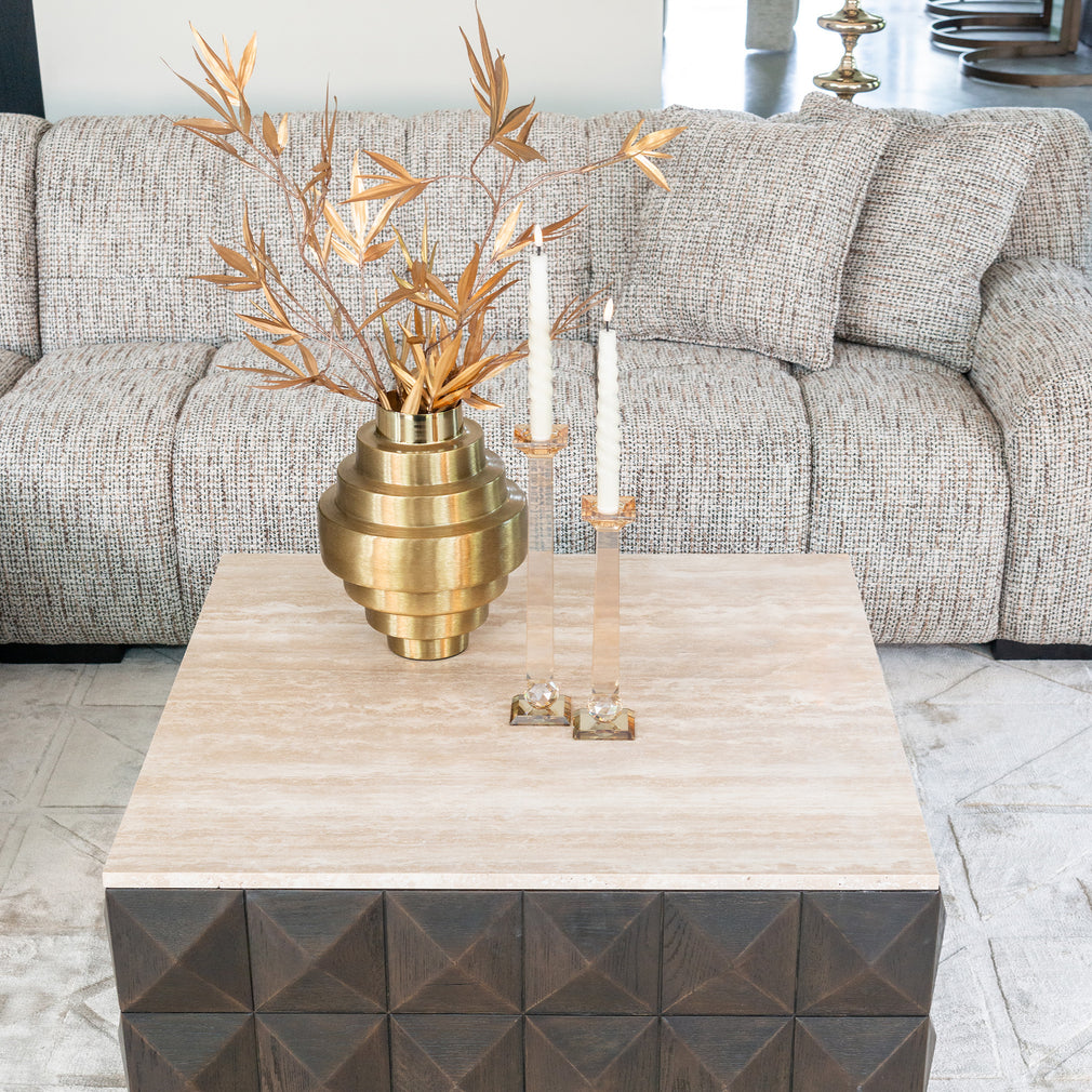 Akelei - Brushed Vase, Gold