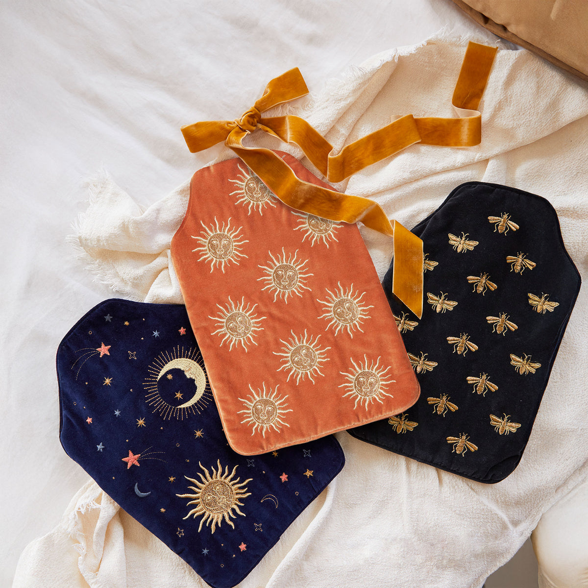 Elizabeth Scarlett Sun Goddess - Hot Water Bottle, Rust