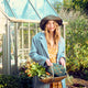 Elizabeth Scarlett Honey Bee - Makeup Bag, Rich Blue