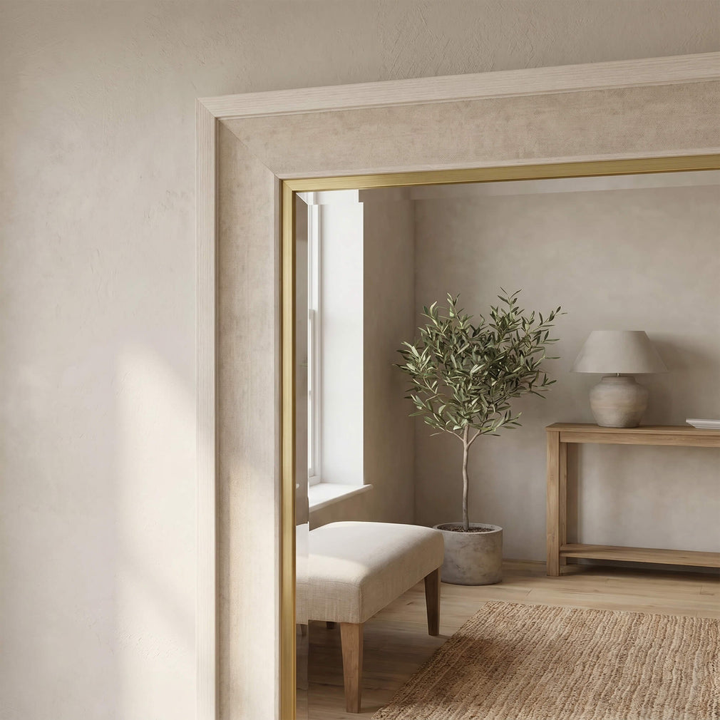 Marbre White - Full Length Wall Mirror