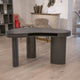 Eichholtz Vence - Desk In Charcoal Grey Oak - Item As Pictured