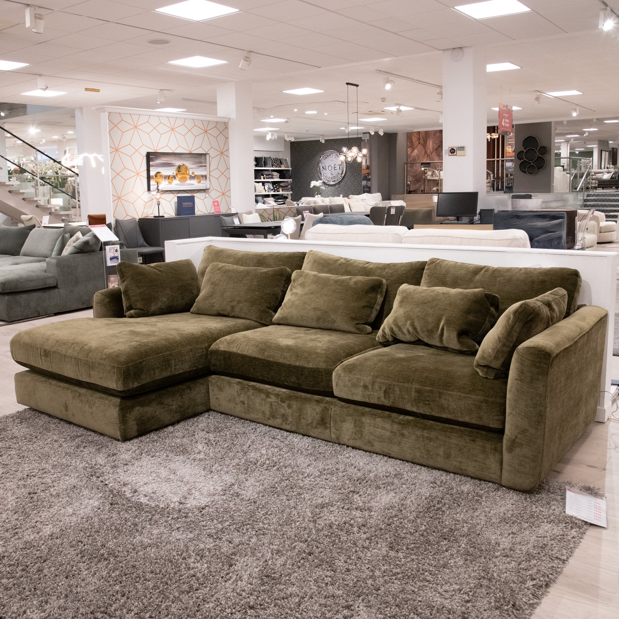Jenson - LHF Chaise Sofa - Item As Pictured