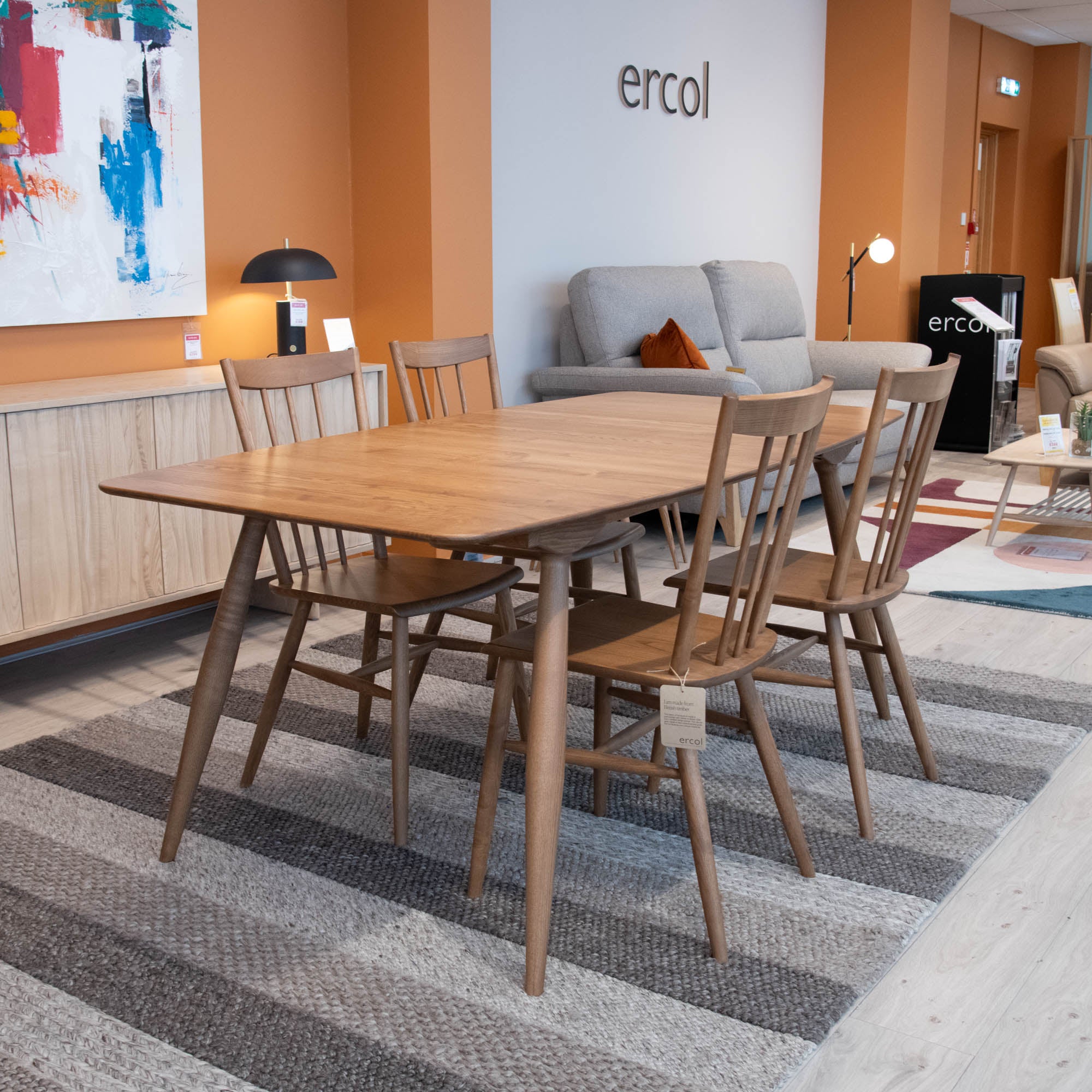 Ercol Fairmile - Extending Dining Table & 4 Chairs - Item As Pictured