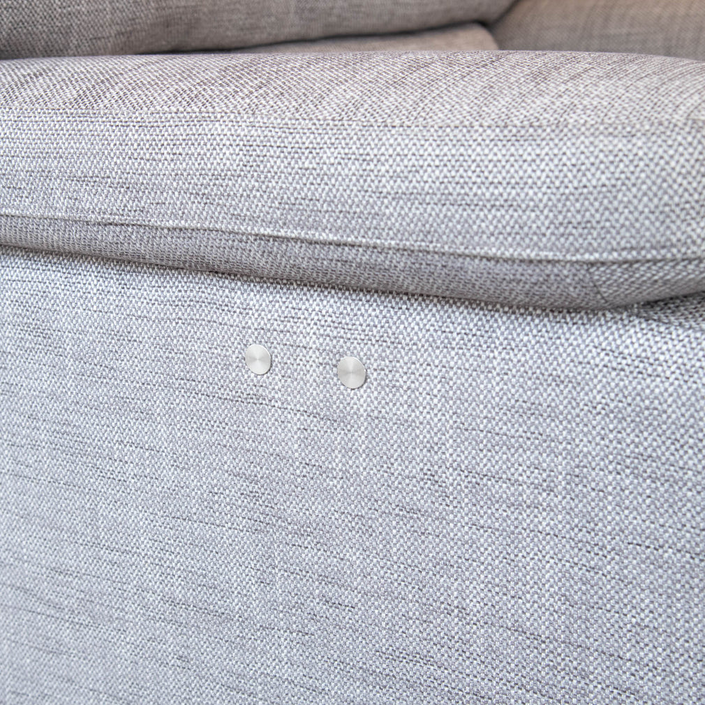 Crafton - Power Recliner Cuddler Sofa, Fabric - Item As Pictured