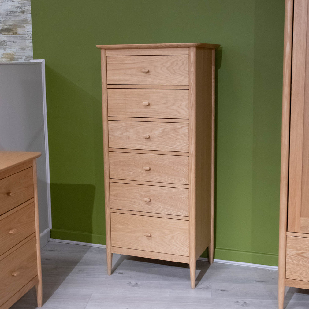 Ercol Teramo - 6 Drawer Tall Chest - Item As Pictured