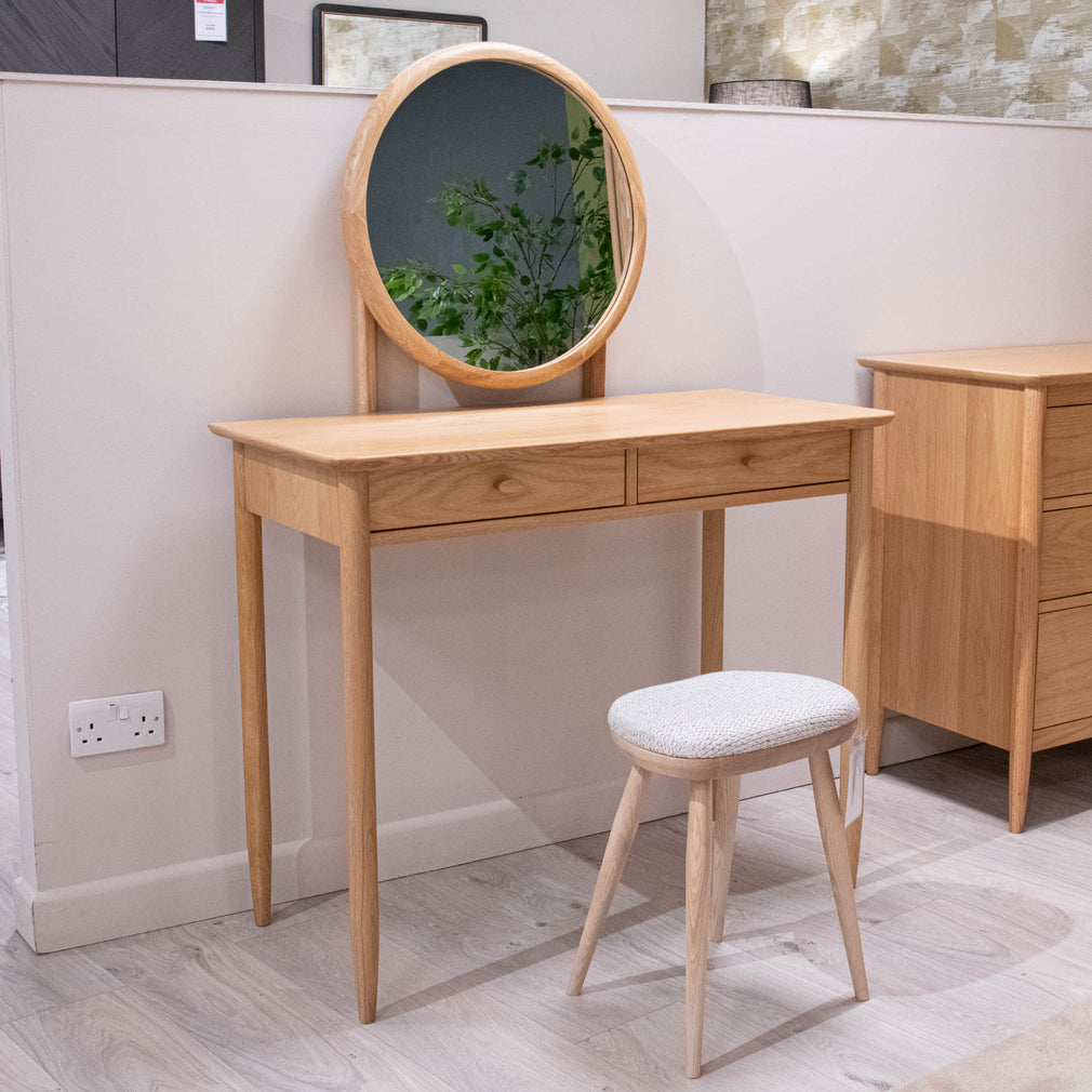 Ercol Teramo - Dressing Table & Saddle Stool - Item As Pictured