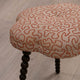 Classic - Legged Footstool, Fabric - Item As Pictured