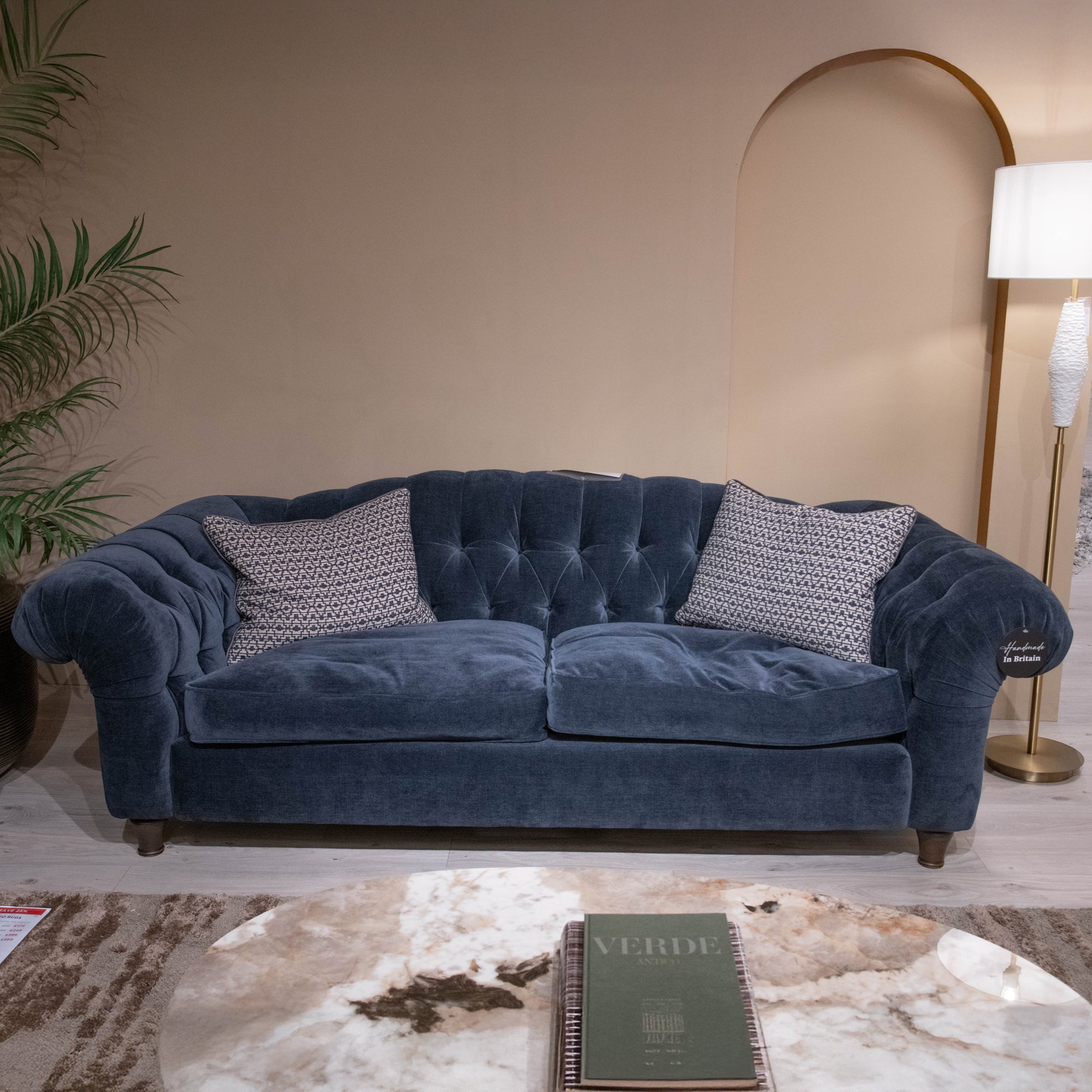 Vivaldi - Grand Sofa, Fabric - Item As Pictured