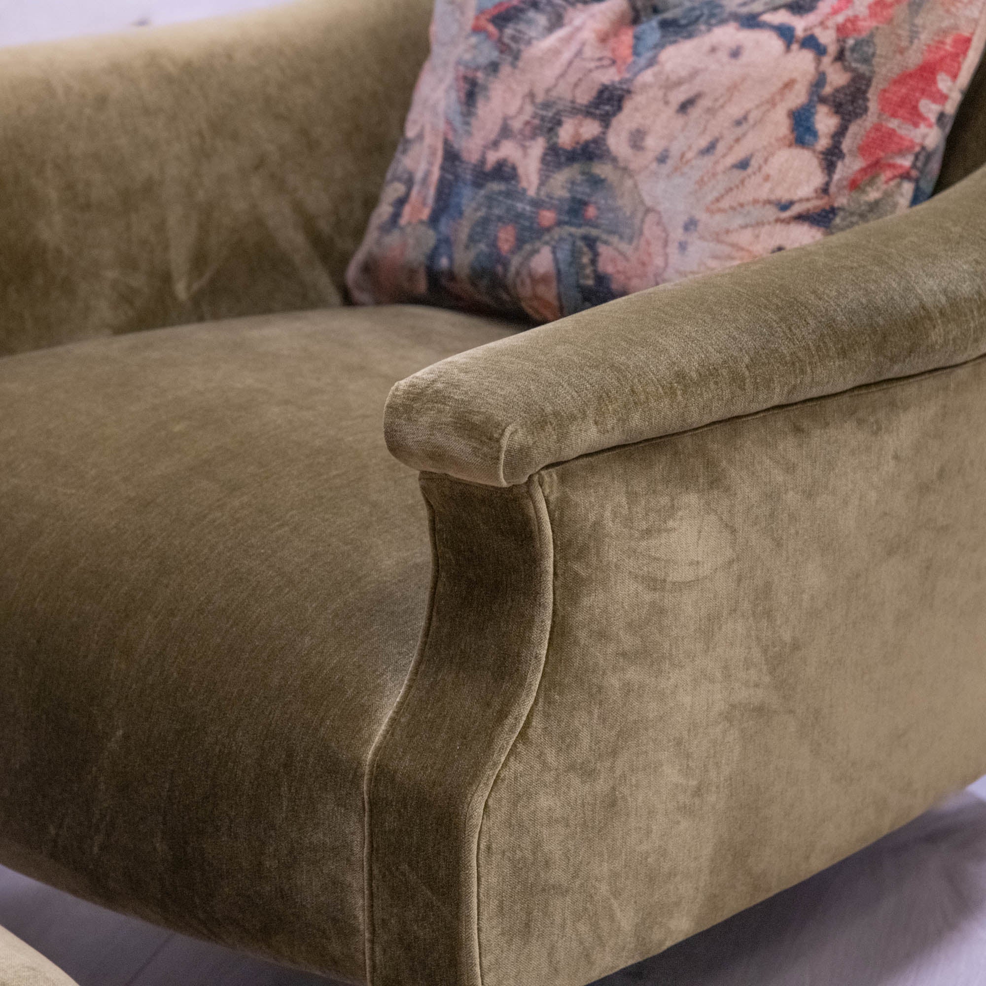 Stravinsky - Armchair & Footstool, Fabric - Item As Pictured