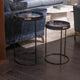 Tezzo - Marble Effect Side Tables, Set of 2 - Item as Pictured