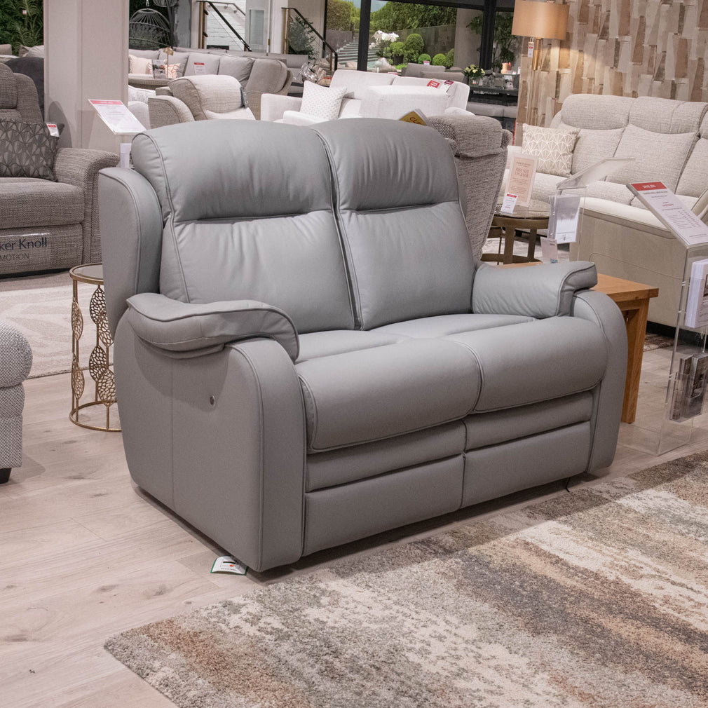 Boston - 2 Seat Sofa with Heated Seat, Leather - Item as Pictured