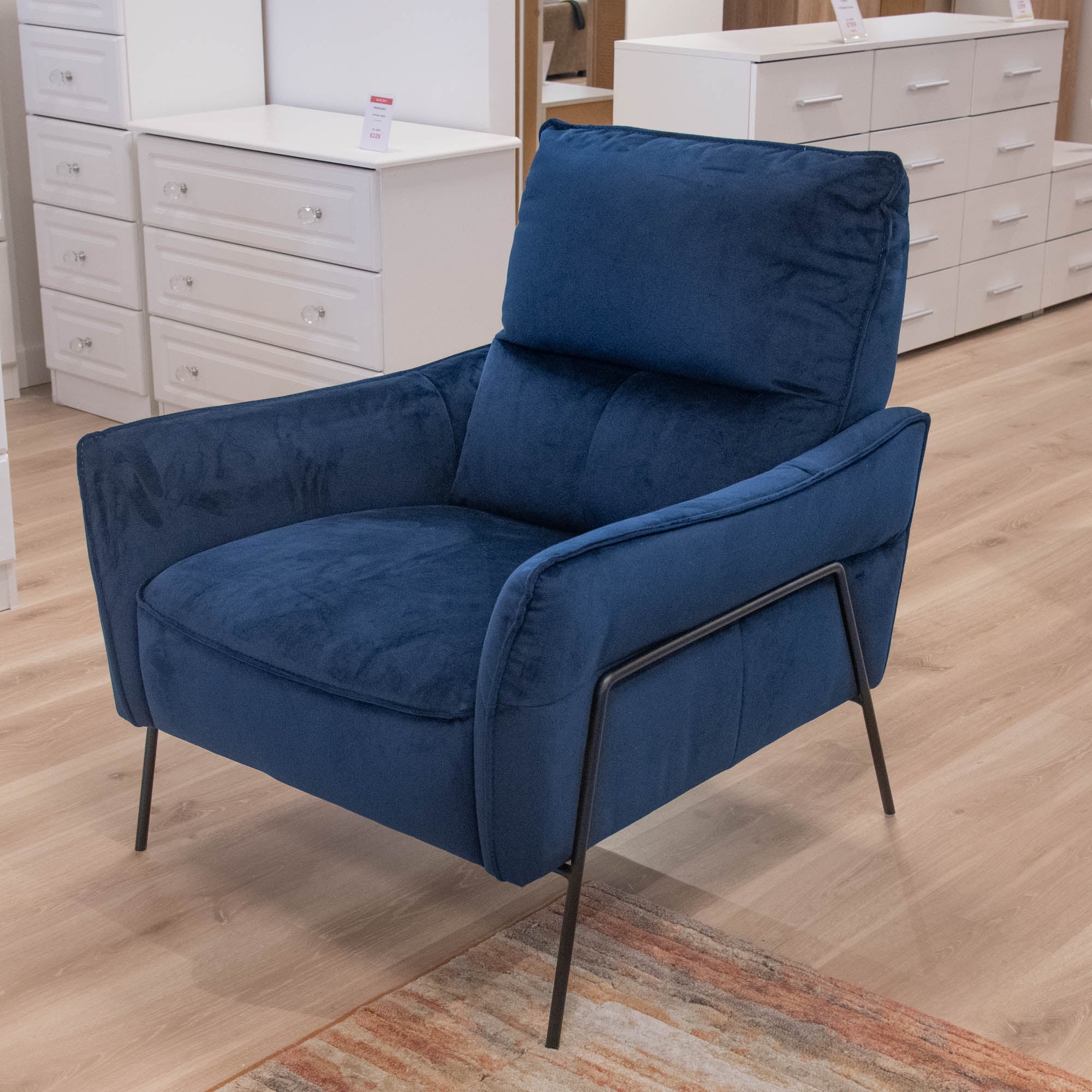 Fiore - Accent Chair In Fabric - Item as Pictured