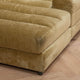 Plaza - RHF Corner Chaise Sofa & Footstool, Fabric - Item as Pictured