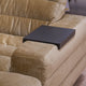 Plaza - RHF Corner Chaise Sofa & Footstool, Fabric - Item as Pictured